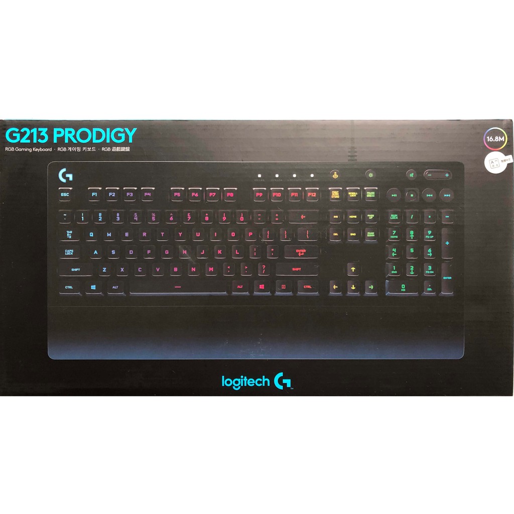 Logitech 羅技 G213 Prodigy 電競鍵盤/RGB 遊戲鍵盤（有線）