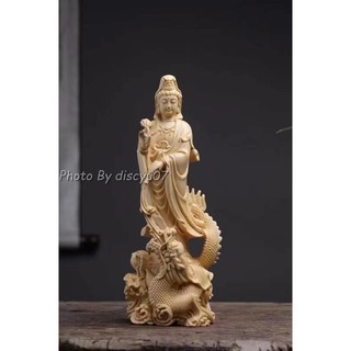 【東天佛俱】檜木御龍凈瓶觀音 觀世音菩薩 佛像木雕 佛堂供奉擺件 居家擺飾
