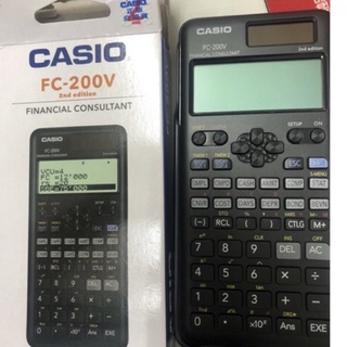 免運👍全新財務計算機二代CASIO FC 200V 臺灣公司貨保固2年
