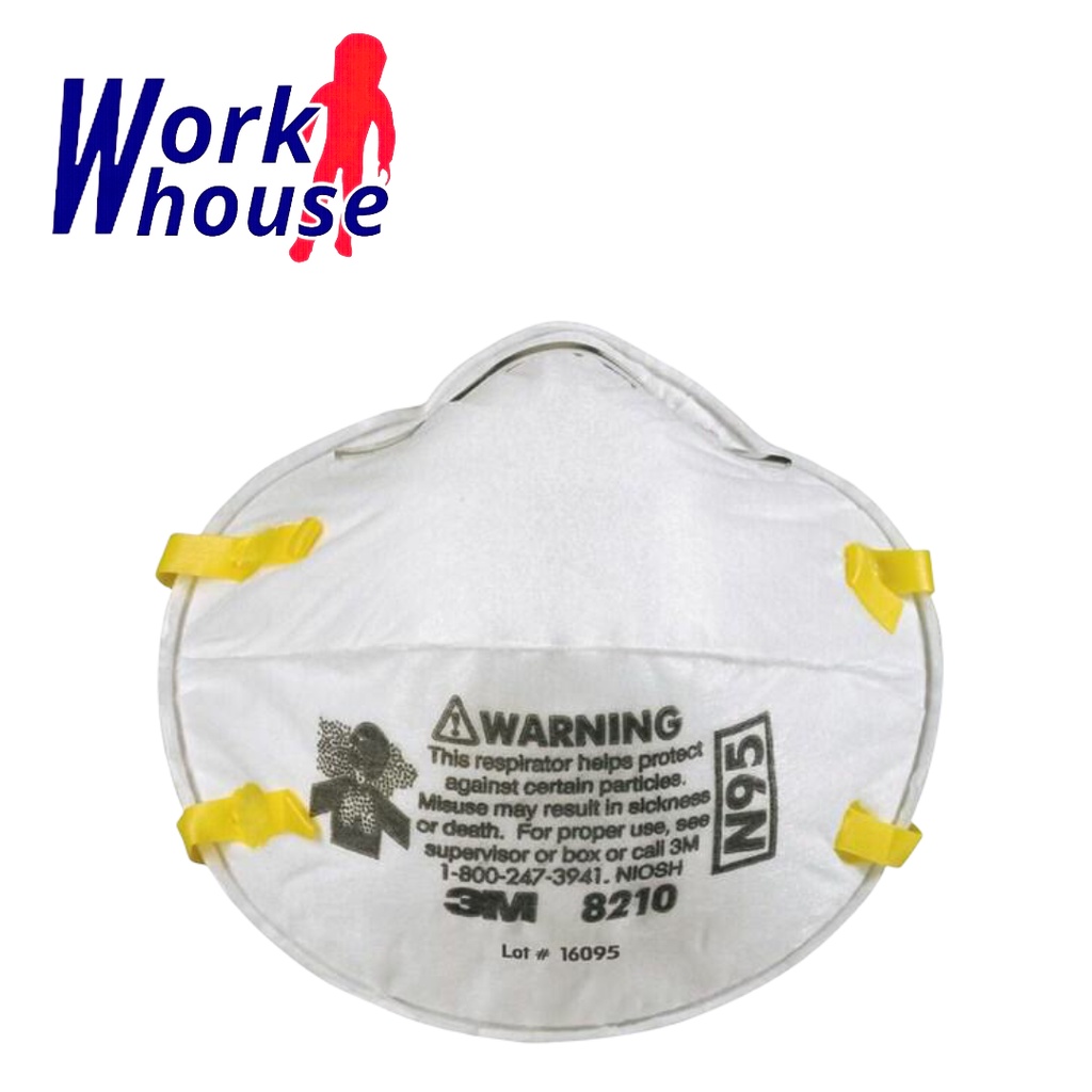 【Work house】3M 8210 美規N95等級口罩 20個/盒 防護口罩 防塵/粉塵