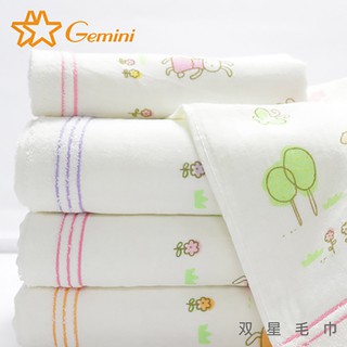 【雙星毛巾Gemini】花蝶仙境彩緞紗布系列-小方巾/兒童毛巾/毛巾｜紗布巾 手帕巾 口水巾｜紗布毛巾推薦｜吸水快乾