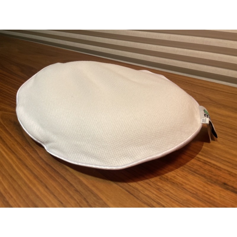 （限b16071607下單）二手 西班牙MIMOS 3D自然頭型 防蟎抗菌 嬰兒枕頭+枕套/頭型枕 (白色M號)