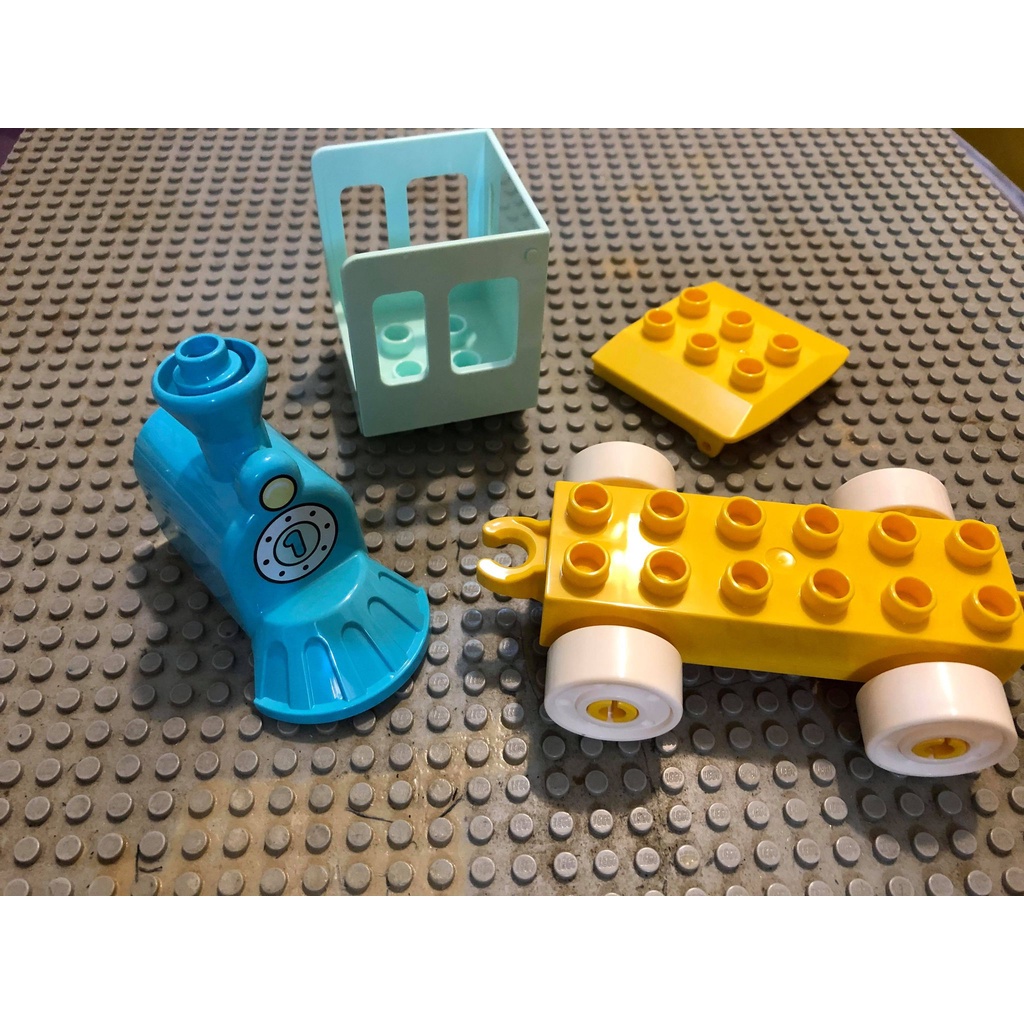 【點點小豆】LEGO 樂高積木 DUPLO 得寶 粉色 火車 車類 火車頭 一組 如圖！