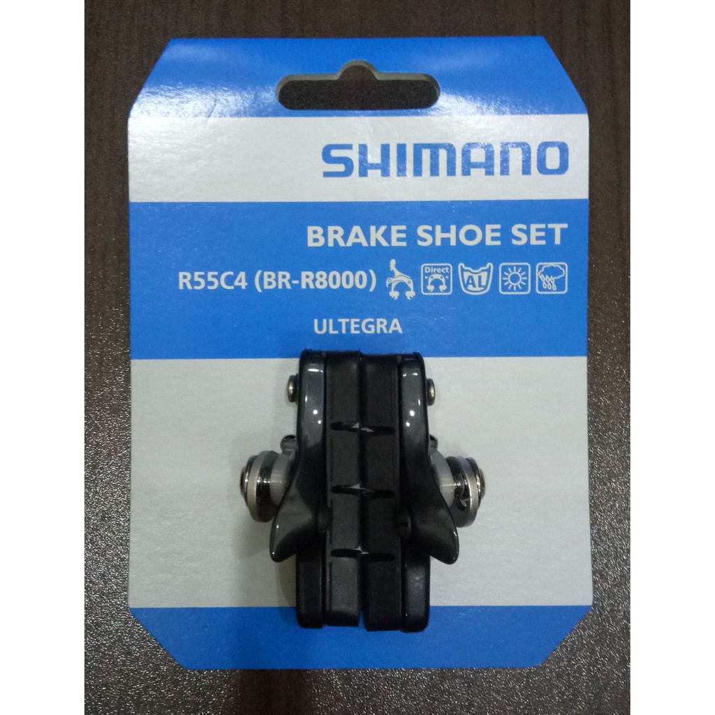 (BJ4單車)SHIMANO ULTEGRA R55C4(R8000/6800)含座 煞車塊  原廠補修品 一輪份 單卡