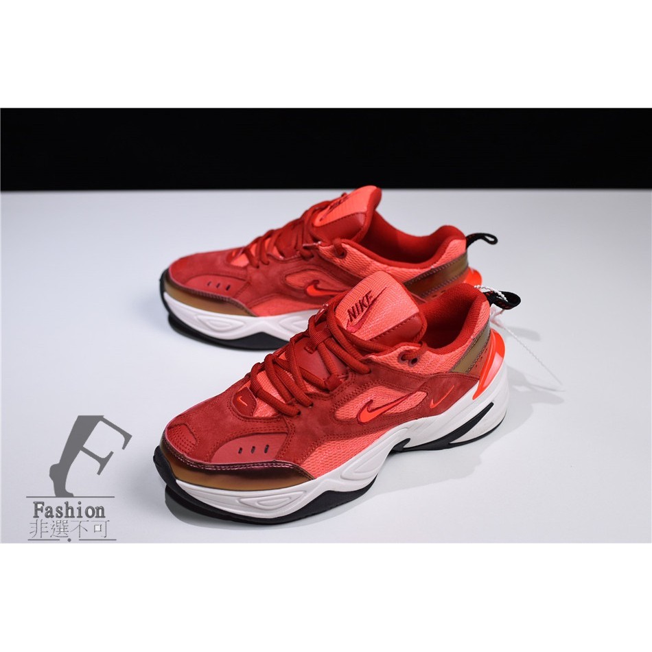 m2k tekno red suede