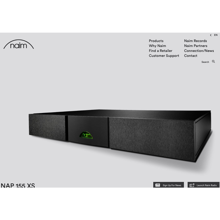 [ 沐耳 ] 英國精品 Naim Audio 立體聲後級擴大機 NAP 155 XS