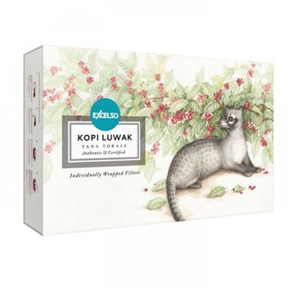 預購~EXCELSO Luwak Tana Toraja 麝香貓塔納托拉雅濾掛式咖啡 10x10g 🎁禮盒包🎁