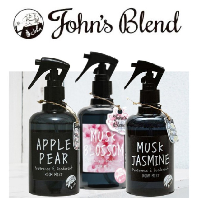 日本JOHN'S BLEND 居家香氛噴霧 芳香噴霧 室內 車用 浴廁香氛 衣物噴霧 擴香【蘇菲的美國小舖】