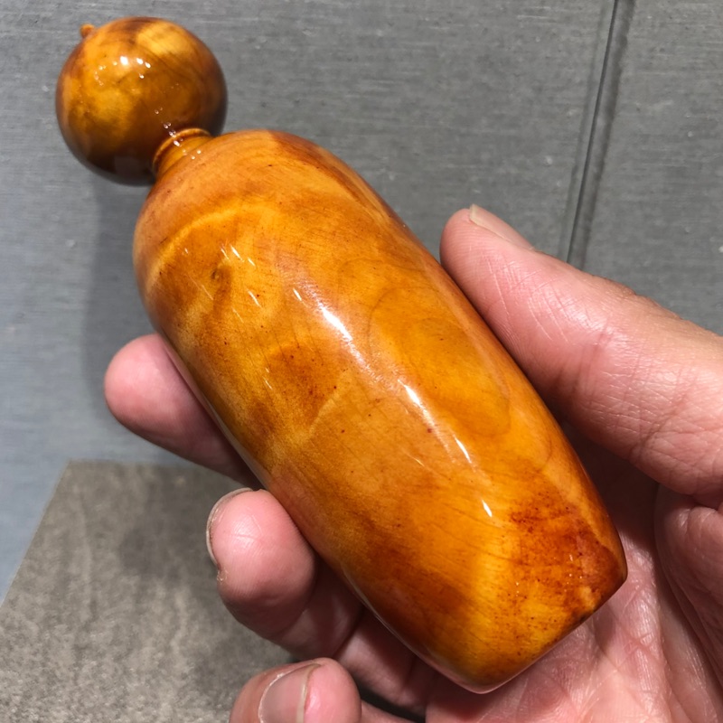 台灣檜木  黃檜樹瘤-珠仔瘤  小品寶瓶