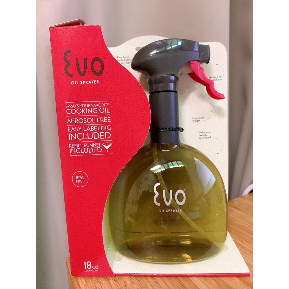 【美國Evo Oil Sprayer】一噴上手噴油瓶 (大)(綠) 全新轉賣現貨