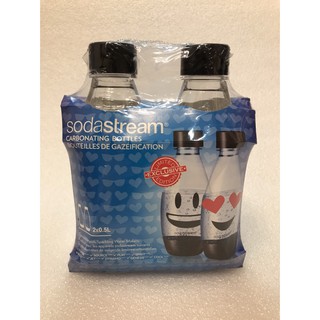 Sodastream 恆隆行 水滴型專用水瓶 500mL 2入 (Emoji)