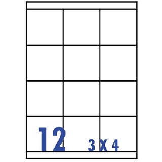 Unistar 裕德 3合1 電腦 標籤紙 (42) US4279 12格
