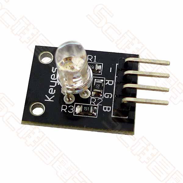 祥昌電子 Arduino系列套件傳感器 37 13 Rgb Led 全彩3色led Led模組led套件 蝦皮購物
