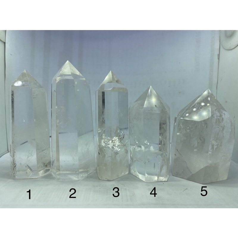 D2915天然水晶原礦/白水晶 水晶柱 柱子