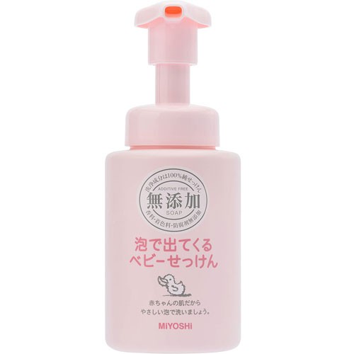日本製 MIYOSHI 無添加 嬰幼兒泡沫沐浴乳✿