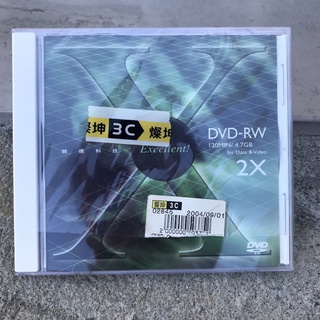 RiTEK錸德科技 DVD-RW 燒錄片 120MINS 4.7G
