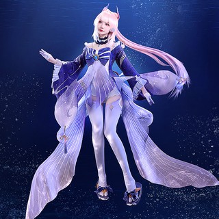 三分妄想原神cos服珊瑚宮心海cospaly女裝稻妻cosplay動漫服裝女 蝦皮購物
