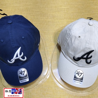 <極度絕對> 47 Brand MLB 亞特蘭大勇士A CLEAN UP 美國純正 老帽 軟帽 棒球帽