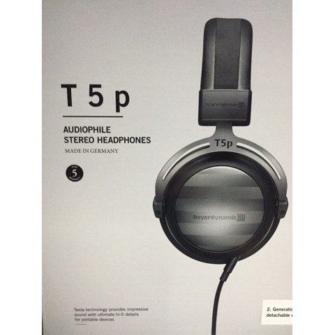 弘達影音多媒體 德國 Beyerdynamic拜爾動力 BeyerDynamic T5p 2nd T5 2代 免運費!