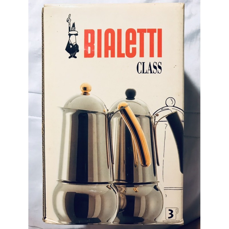 義大利BIALETTI CLASS不銹鋼貝多芬摩卡壺-3杯份