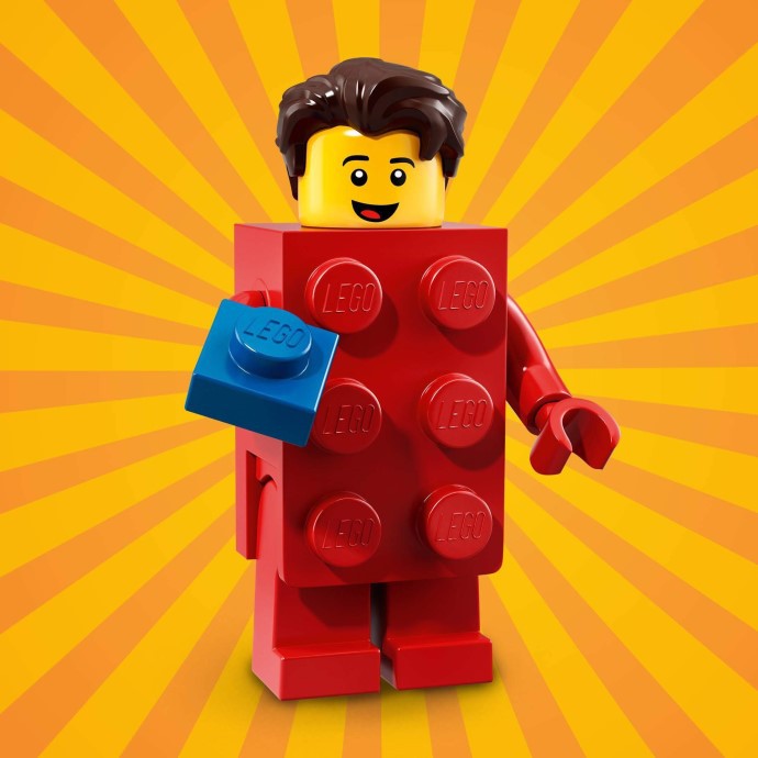 【積木樂園】樂高 LEGO 71021 Collectible Minifigures Series 18 2 紅磚男孩