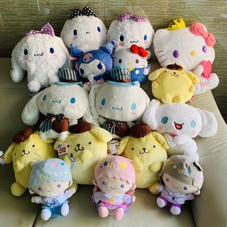 ❤Lika小舖❤現貨全新正品附吊牌日本帶回正版三麗鷗玩偶 凱蒂貓kitty美樂蒂小惡魔大耳狗布丁狗雙子星 蒼井翔太娃娃