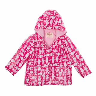【BOREII】防風防水透氣保暖兒童風雨衣外套 <可愛兔寶貝>