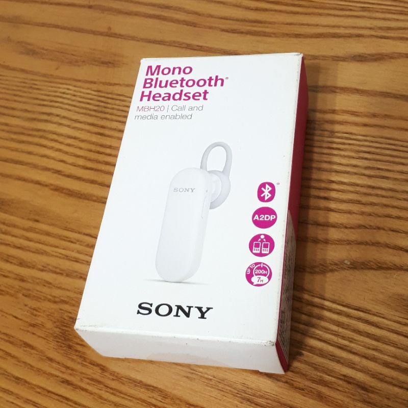 【現貨出清】全新未使用 Sony MBH20 藍芽耳機 單耳 單聲道 藍芽