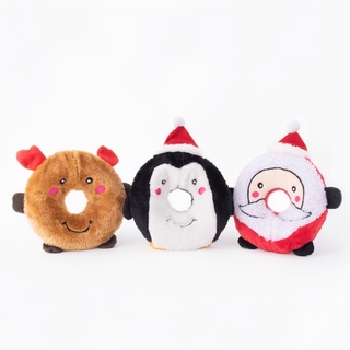 {關門放狗} 美國 ZippyPaws Donutz Buddies 聖誕系列 甜甜圈好朋友 寵物玩具