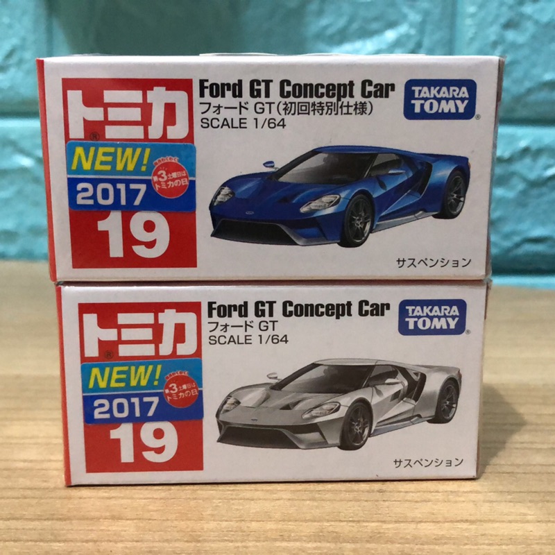 Tomica 2017 no.19 Ford GT Concept  Car 跑車 初回➕一般一組