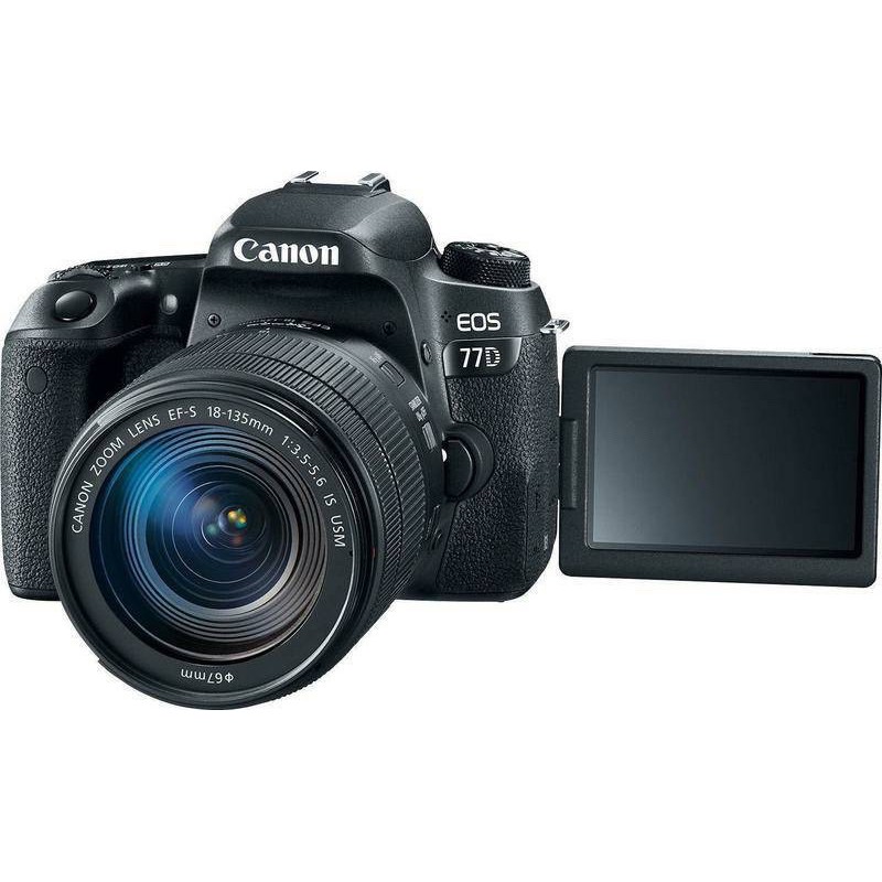 ！快門數不到2000！Canon EOS 77D 18-135mm 相機王購入 附贈周邊配件再送價值近4000元腳架