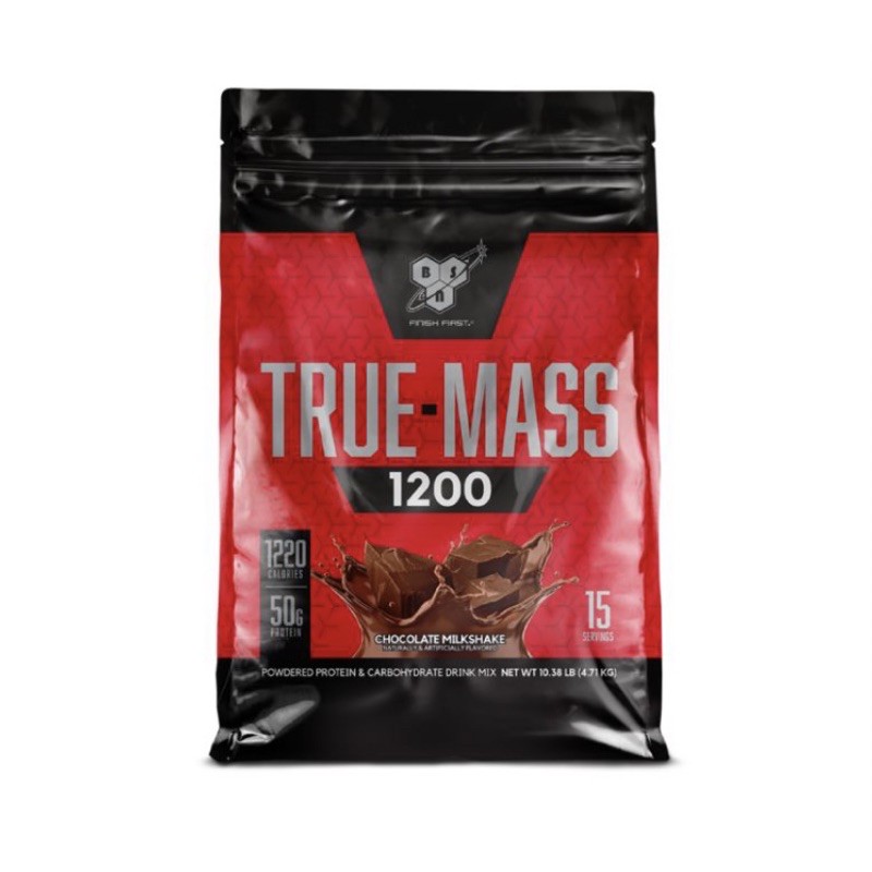 【美國 BSN】True-mass 1200 高熱量乳清蛋-巧克力（10磅/袋)