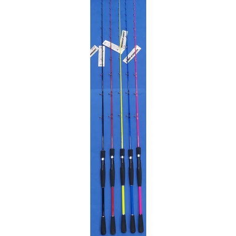 📣日本WONDER SHOT龍蝦竿 萬用竿 ❇全長:1.5m(5尺) ❇顏色:黑色/紅色/粉紅/藍色/黃色
