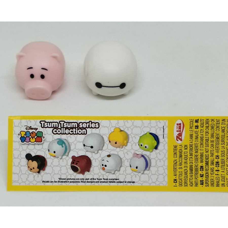 【絕版扭蛋】換or售 ZAINI 健達出奇蛋 迪士尼 TSUMTSUM 火腿 Baymax  疊疊樂公仔 日本迪士尼 