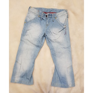 [二手]LEVI'S淺藍造型牛仔5分褲