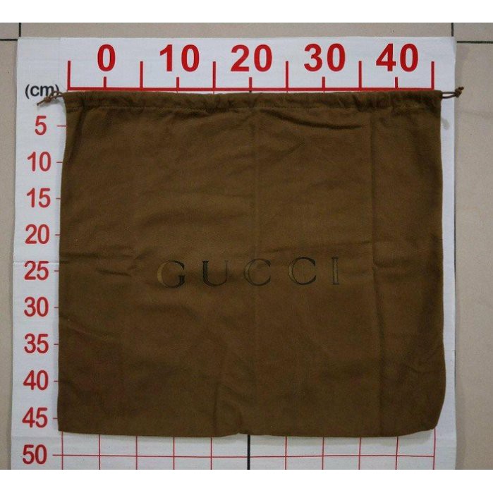 【二手衣櫃】歐洲名牌 GUCCI 專櫃正品 防塵袋 棉布袋 防塵套 束口袋 原廠 防塵 防潮 束口收納袋 108918