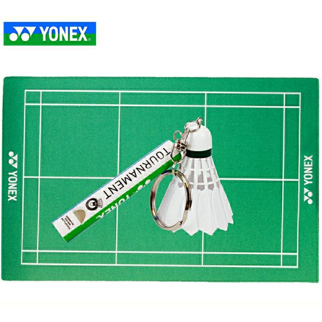 YONEX YY 優乃克 羽毛球鑰匙圈 羽球場造型滑鼠墊 YONEX紀念品 聖誕禮物 情人節禮物 運動禮物