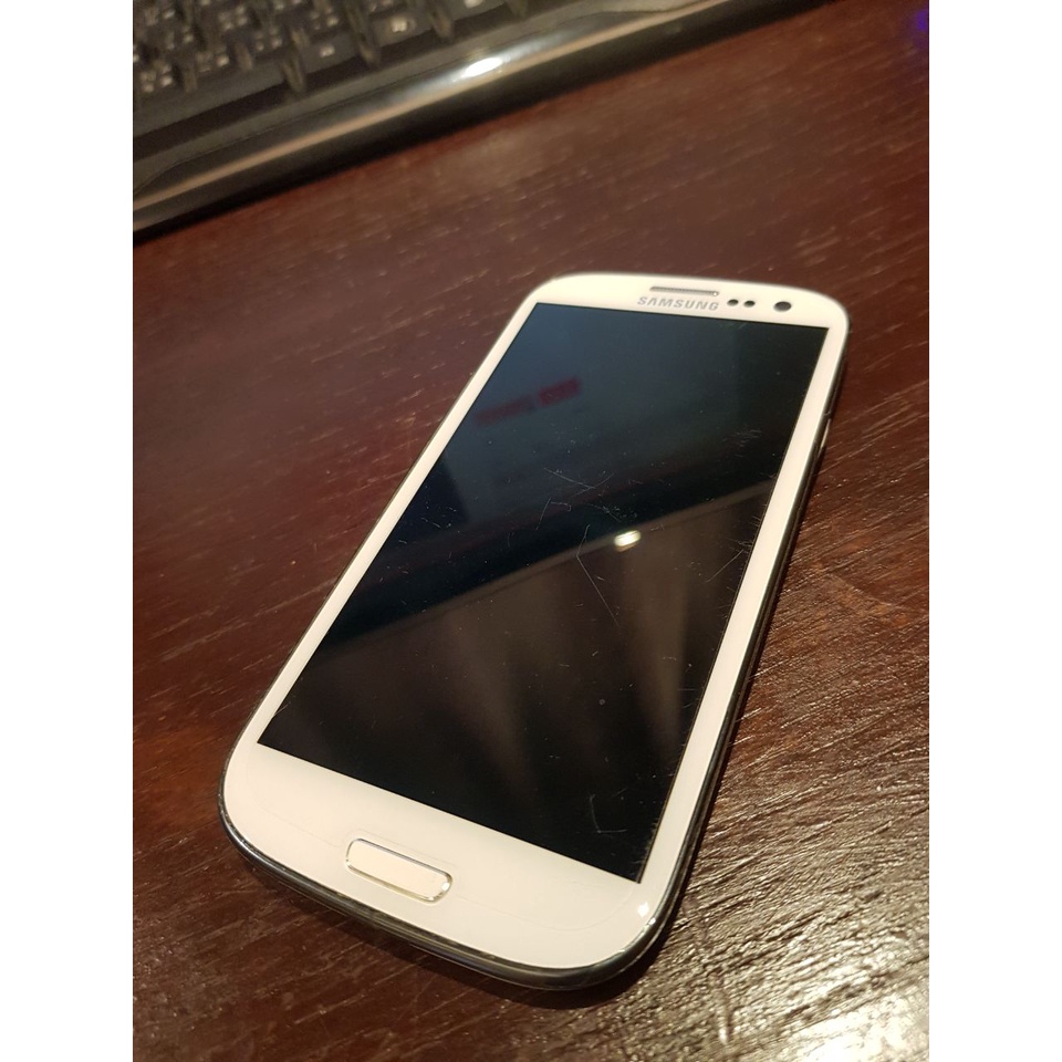 三星 Samsung Galaxy S3 GT-i9300 二手 故障機 白色 （有貼膜）