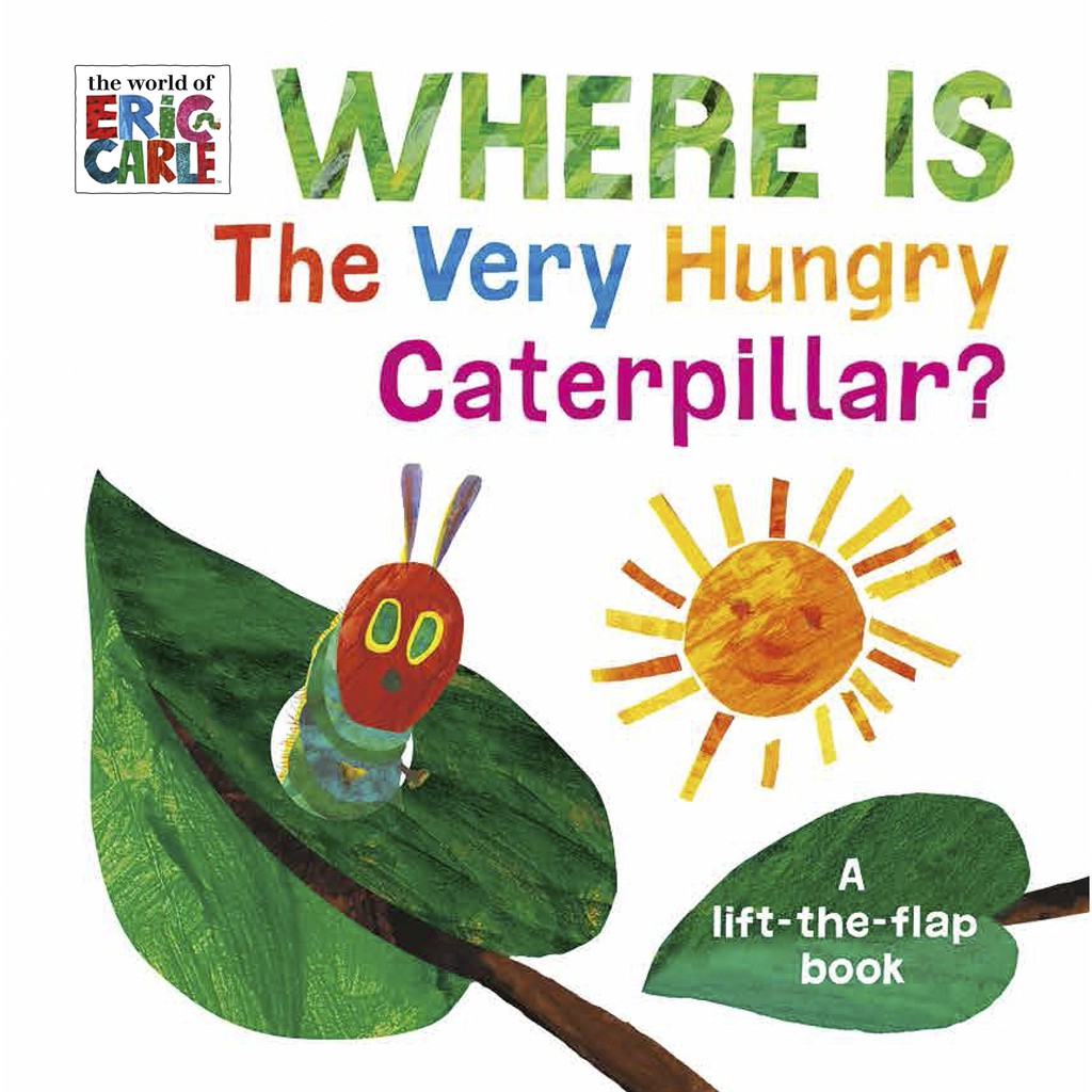 WHERE IS THE VERY HUNGRY CATERPILLAR｜好餓好餓的毛毛蟲｜英文故事硬頁書