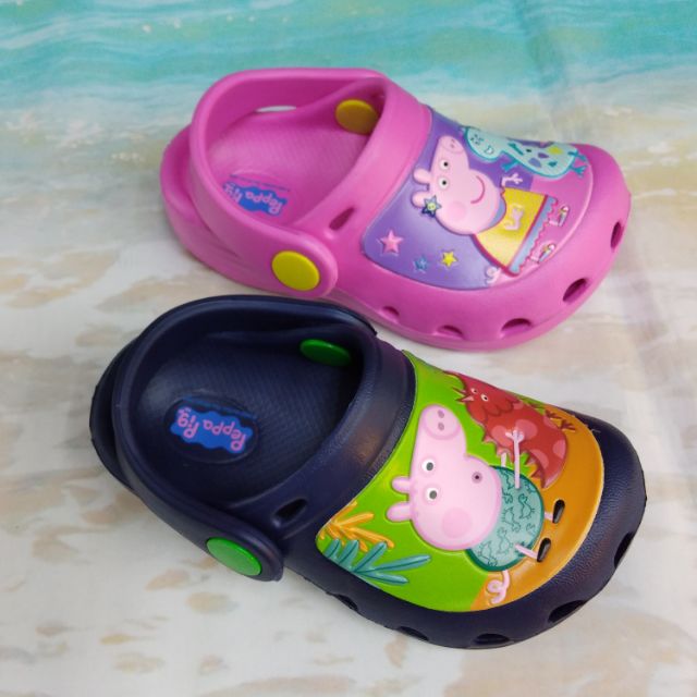 台灣製 Peppa pig粉紅豬小妹佩佩豬喬治豬兒童布希鞋 園丁鞋 花園鞋 洞洞鞋 雨鞋