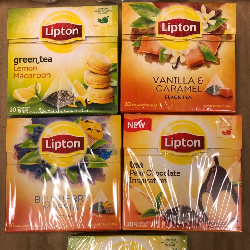 ［北歐直購］ Lipton 立頓紅茶 焦糖 藍莓 草莓 檸檬 洋梨