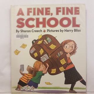 二手書📗英文繪本A Fine, Fine School//Harry Bliss//幽默