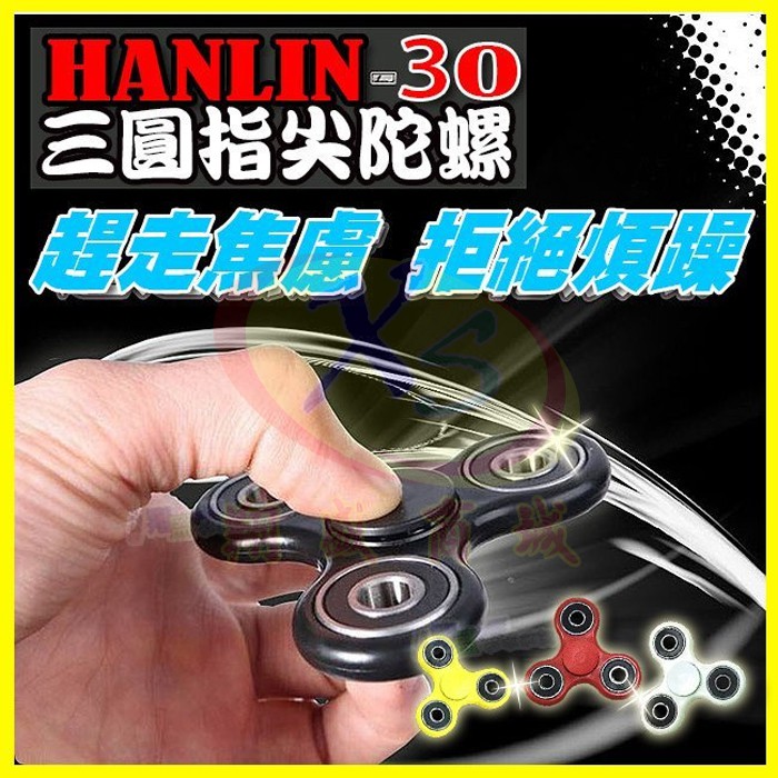 HANLIN-3O 新聞/醫生證實釋壓 三圓 三角陀螺 指尖陀螺 Hand spinner 療癒減壓 舒壓玩具 指尖旋轉