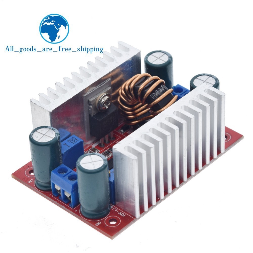 Dc 400W 15A 升壓升壓轉換器恆流電源 LED 驅動器 8.5-50V 至 10-60V 電壓充電器升壓模塊