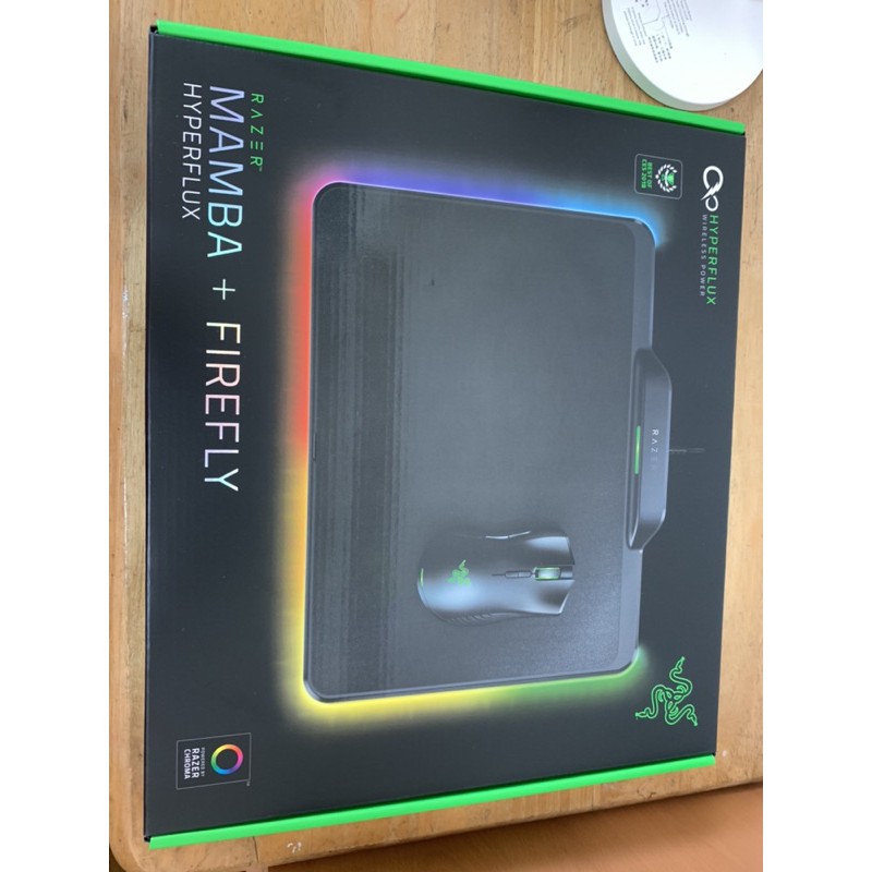 Razer mamba firefly hyperflux曼巴無缐滑鼠及rgb滑鼠墊