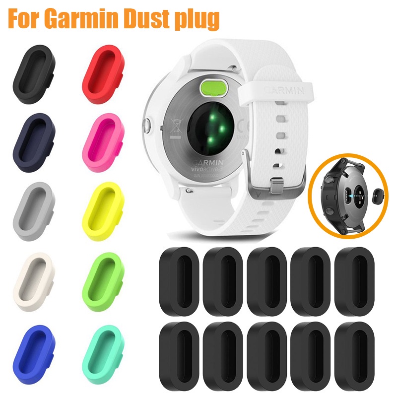 Garmin Vivoactive 3 音樂適用於 Garmin 手錶所有型號的充電孔 矽膠防塵塞保護套