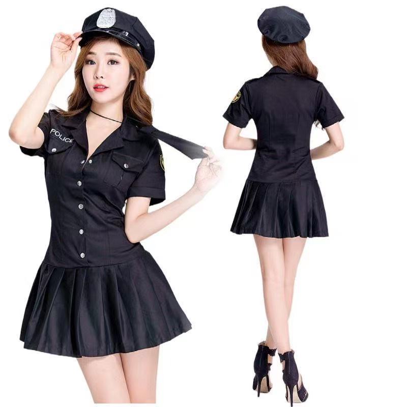 免運 二次元cosplay 萬圣節警察裝舞臺演出服裝cosplay歐美女警cosplay游戲制服誘惑 蝦皮購物