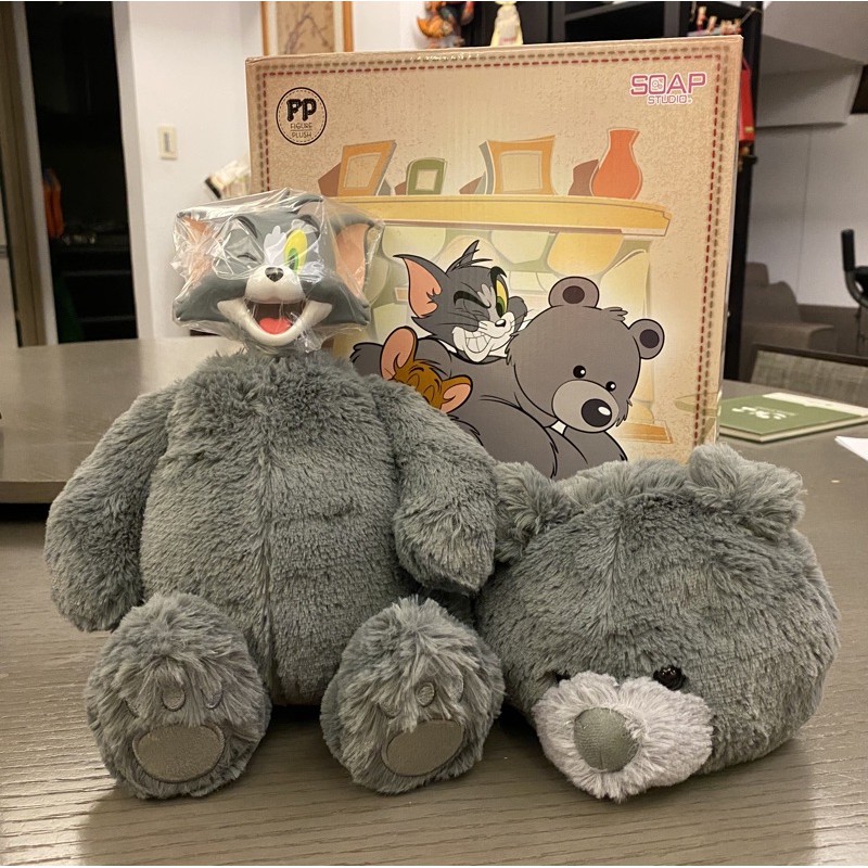 [全新現貨降價] Soap Studio 湯姆貓與傑利鼠 泰迪熊 灰色