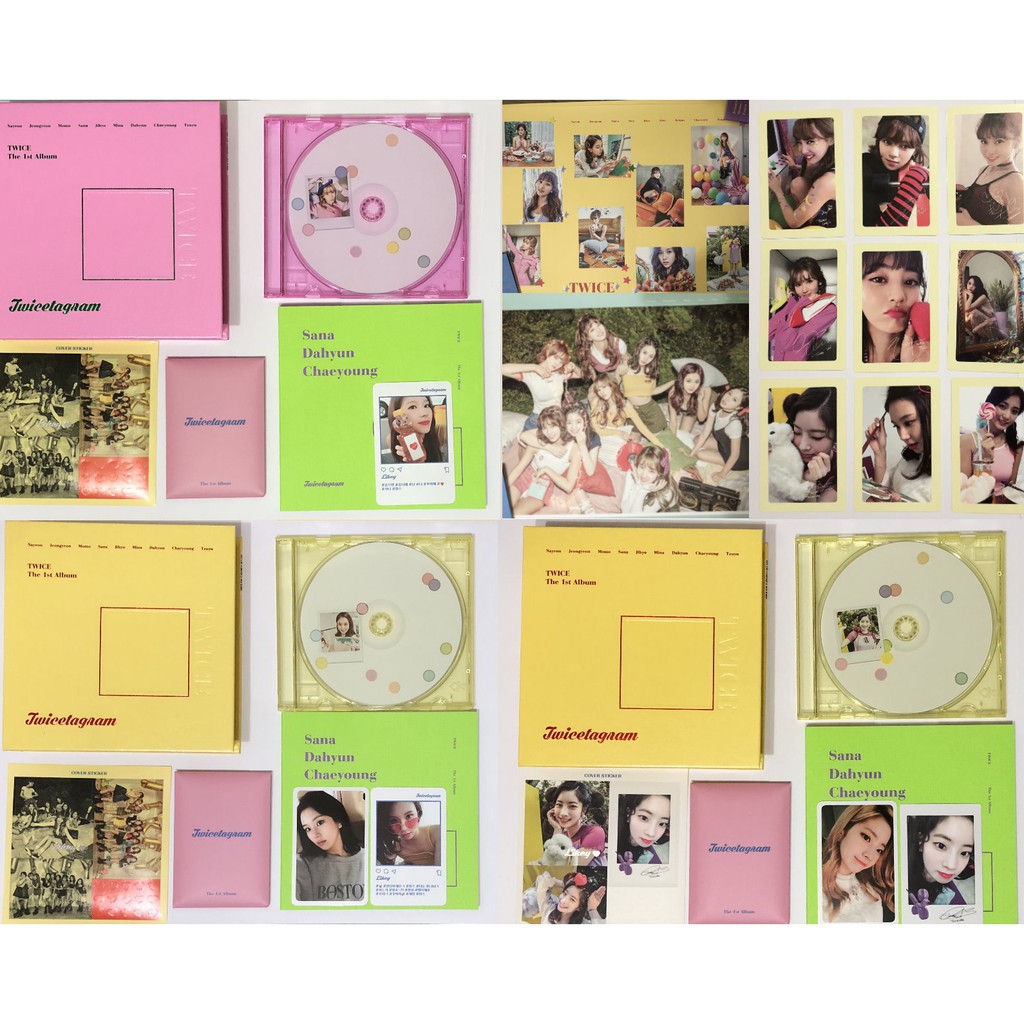 TWICE Sana 多賢 彩瑛 CD+小卡+寫真冊+貼紙+海報+預購小卡 韓版 Twicetagram