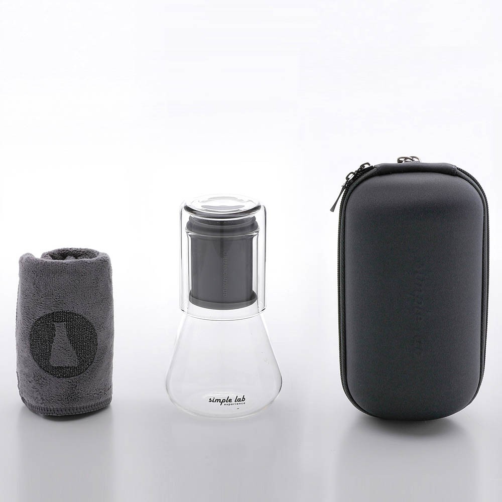 【SIMPLE LAB】KUNG-FU旅行茶具組-共2款《拾光玻璃》 茶壺 茶杯